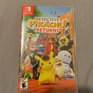 Nintendo Detective Pikachu Returns Red Yellow Switch Game